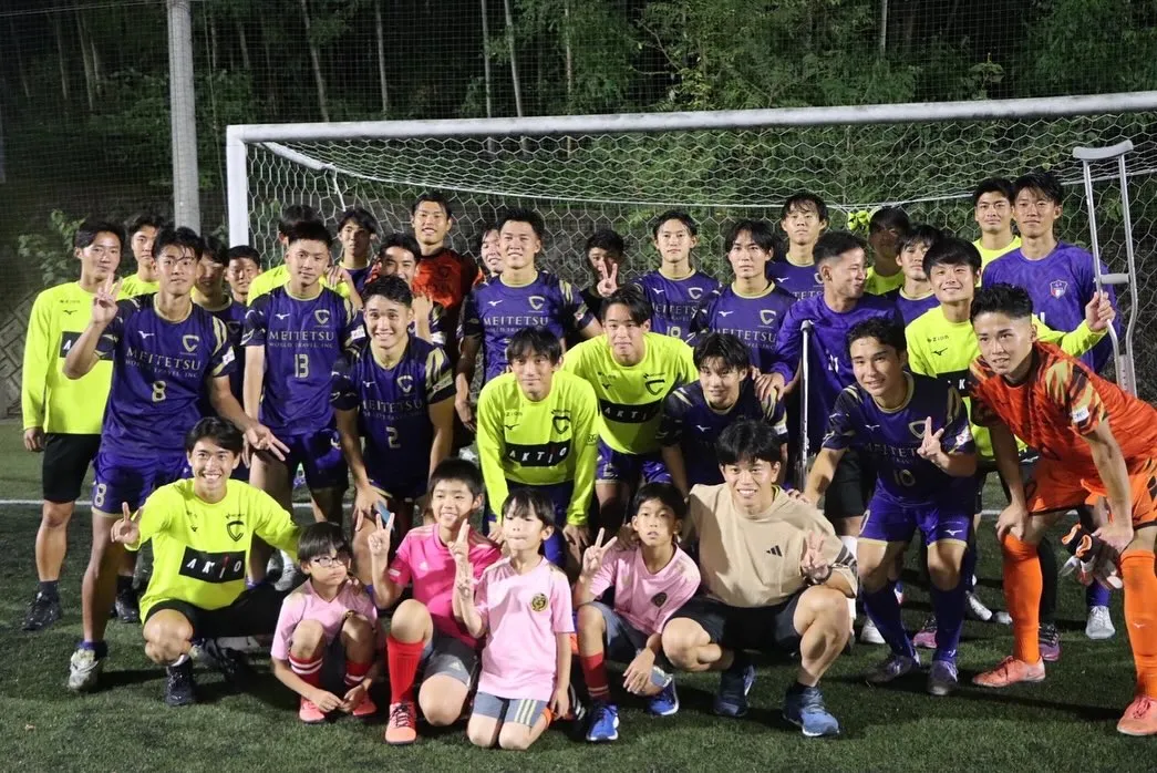 中京大学サッカー部のエスコートキッズをしてきました⚽️