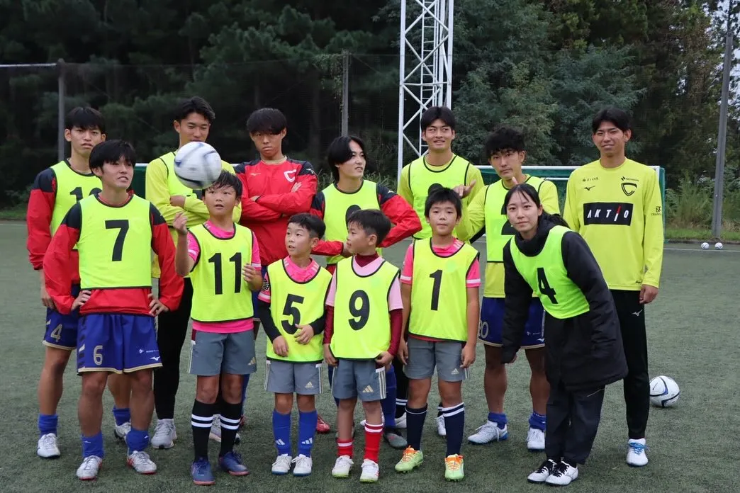 中京大学体育会サッカー部のエスコートキッズをしてきました⚽️