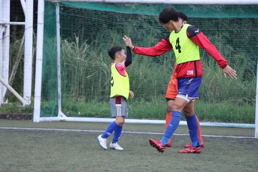 中京大学体育会サッカー部のエスコートキッズをしてきました⚽️