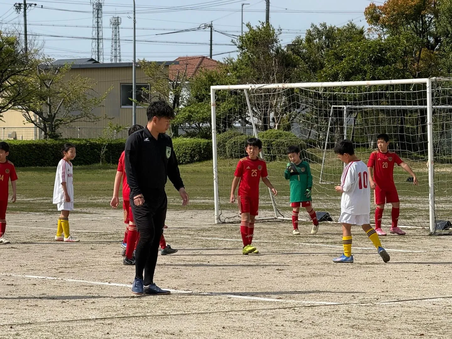 U10新チームになって初めての公式戦でした。